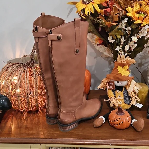 Sam Edelman "Penny" Chestnut Boots. Size 7.5 - Picture 2 of 11